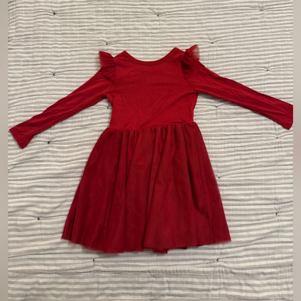 Little Sleepies Red Tulle Dress size 2T